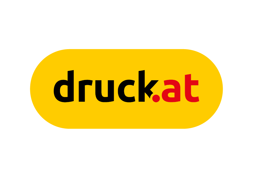 Logo Druck.at Grau Rot